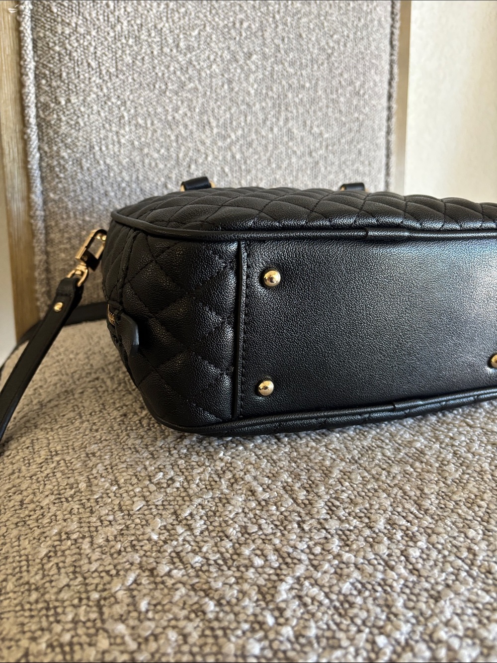 Guess Atabey Quilted Box Satchel Bag w/ Detachable Adjustable Strap New - Picture 14 of 16